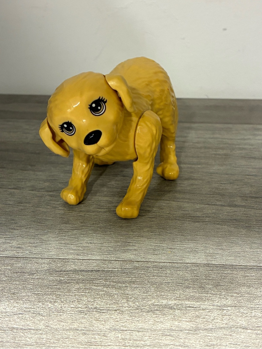 Mattel Barbie Doll Pet Dog Strollin Pups Taffy Dog Golden Labrador Retriever